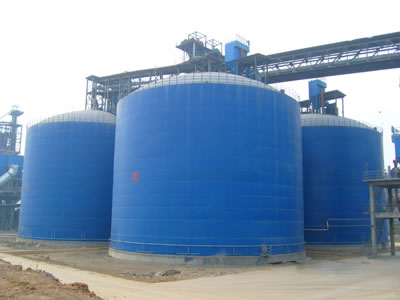 江边乡水泥钢板库改造