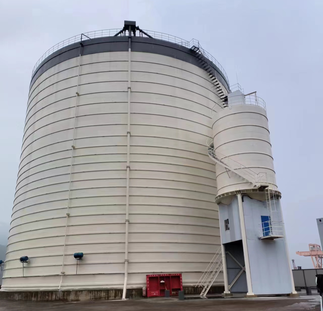 江边乡10万吨水泥钢板库